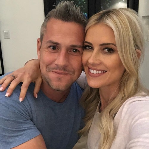 A picture of Christina Anstead with her husband Ant Anstead.